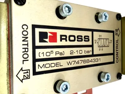 NEW ROSS W7476B4331 SOLENOID VALVE 110/120 50/60