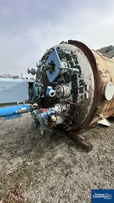 USED 3V Cogeim 5,000 Gal 3V Tech Glass Lined Reactor, 90/125#