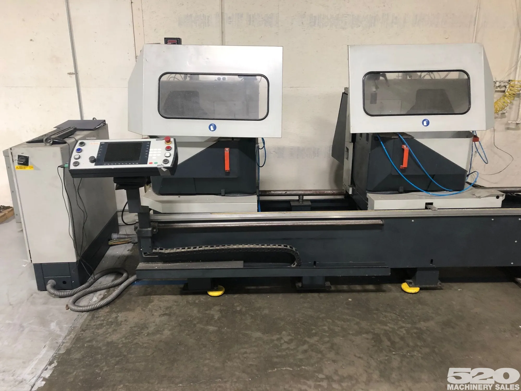 2005 ELUMATEC DG 142/02 CNC Double End Miter Cut-Off Saw