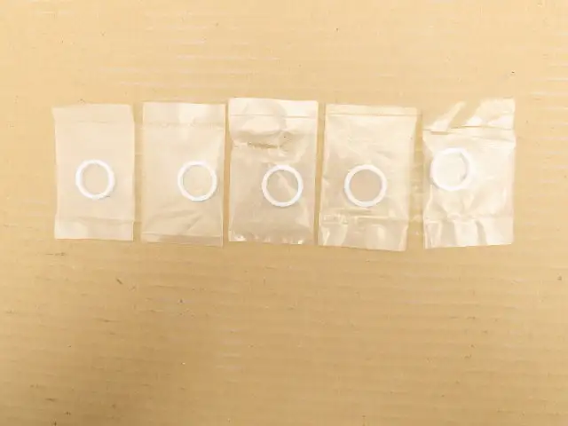 Plain Oil Seal 3/4" ID 15/16" Lot of 5