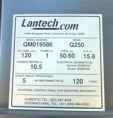 Used 2007 LANTECH Q250 Wrapping Machines Wisconsin US | Lemke Machinery Sales #1285397