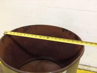 USED METAL FABRICATOR HOPPER1333