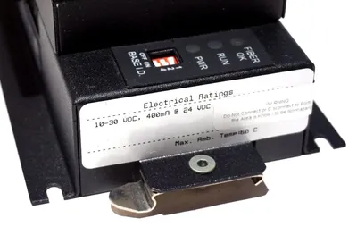 USED HORNER ELECTRIC HE800F0X104C BASE MODULE W/ HE800MIX211B ANALOG MODULE