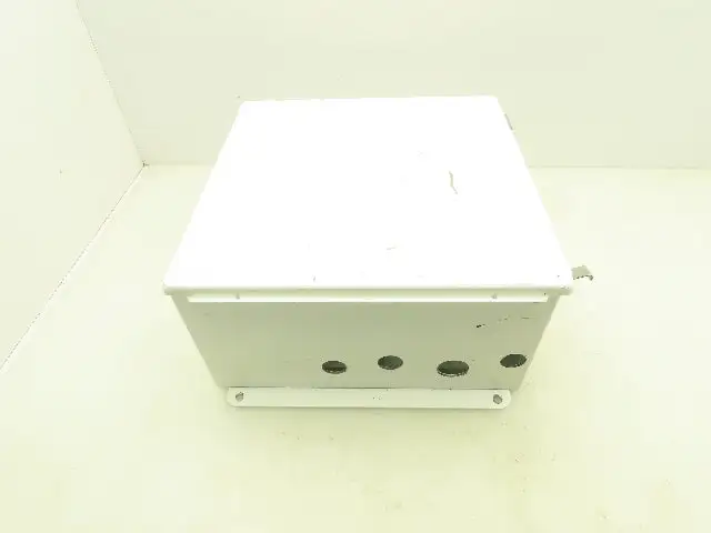 Hoffman A1212CH Electrical Enclosure 12x12x6" Backplate Terminal Blocks