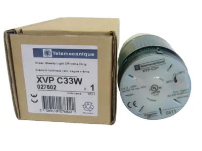 NEW TELEMECANIQUE XVP-C33W GREEN STEADY LIGHT XVPC33W