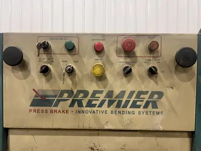 25 TON X 48" PREMIER HYDRAULIC PRESS BRAKE WITH CNC HURCO BACKGUAGE: STOCK #21973