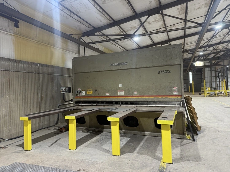 Used 2001 ACCURSHEAR 875012 Power Squaring Shears (Inch) Illinois US | Revelation Machinery #1332364