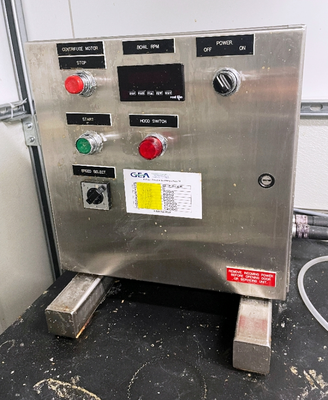 Westfalia CTC 1-06-107 lab clarifier centrifuge, 316SS.