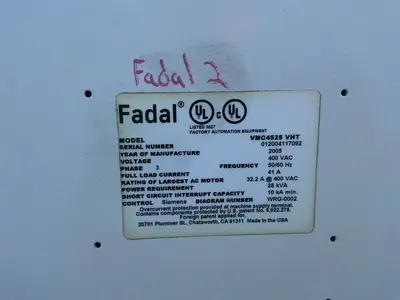 Used 2005 FADAL VMC4525 VHT Vertical Machining Centers Ohio US | HGR 24 #1453734
