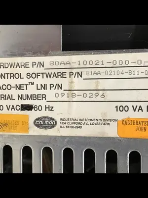 USED BARBER COLMAN 80AA-10021-000-0-02