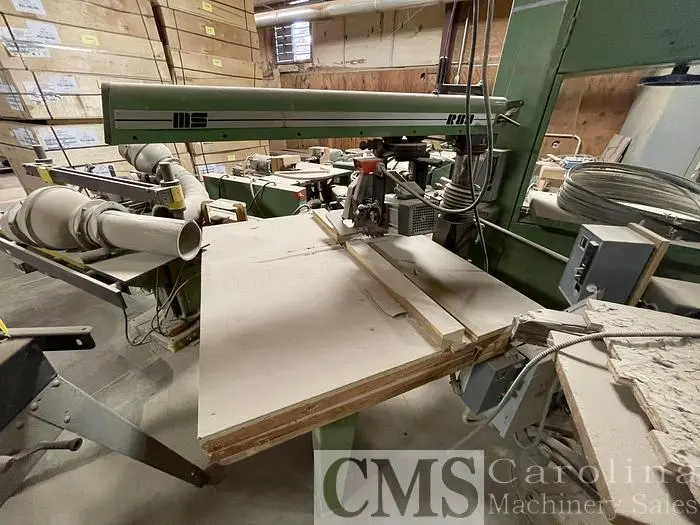 Used MS R80 RADIAL ARM SAW Sawmill Resaws | CAROLINA MACHINERY SALES #420821