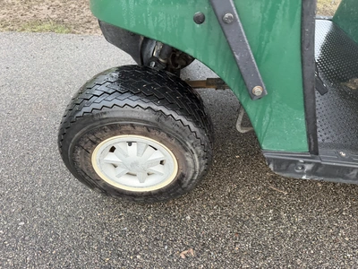 (1) 2015 E-Z-Go golf cart with a Kawasaki gas engine, includes canopy, ball cover, club cover, fold-...