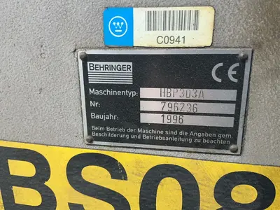 Used 1996 BEHRINGER HBP303A Horizontal Band Saws Ohio US | HGR 24 #1568449