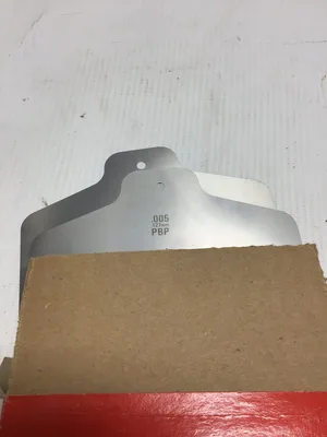 Precision Brand Stainless Slotted Shim Size D 5″x5″ Slot 1-5/8″ Gauge .005