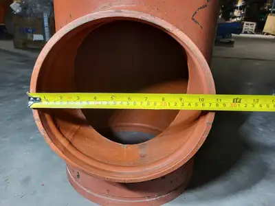 15"x15"x10" Grooved End Reducing Tee Fitting