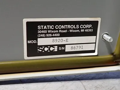USED STATIC CONTROLS CORP 8920E