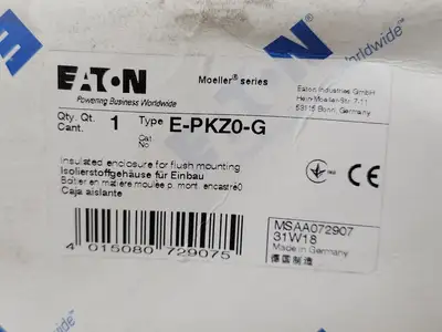 Used EATON E-PKZ0-G Misc Electrical & Power Parts British Columbia CA | Lenmark #253424