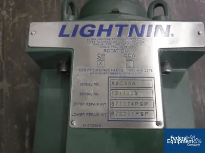 USED Lightnin .5 HP Lightnin Pneumatic Agitator Drive, Model X5C