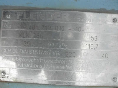 USED FLENDER KLN 280