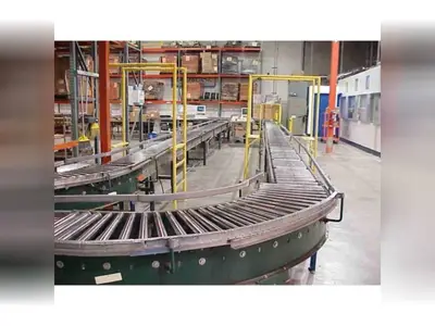 Used 2005 HYTROL 24″ CONVEYOR SYSTEM Roller Conveyors Florida US | USA Transequipment #1542519