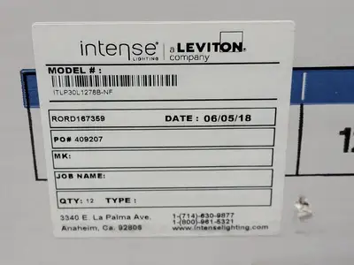 USED INTENSE LIGHTING ITLP30L1278B-NF