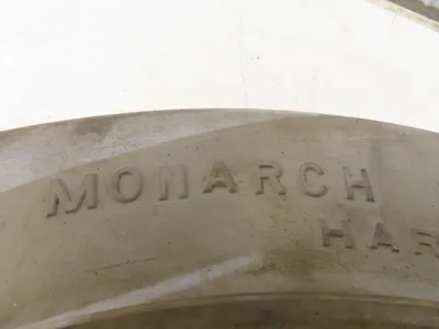 Monarch 21x7x15 Mono-Cushion Forklift Tire Smooth Solid Press-on Gray Non-Mark
