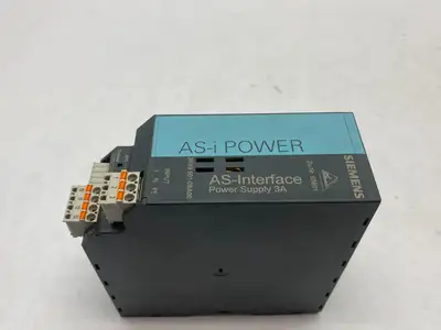 New | in-Stock Siemens AS-i Power Supply Unit, AS-Interface 3A DIN Rail Power Supplies Michigan US | Maverick Industrial Sales #1400048