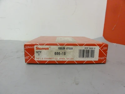 NEW STARRETT 666-15