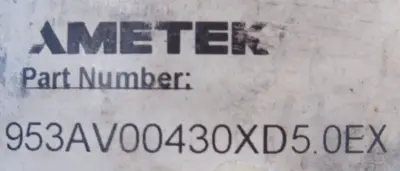 NEW AMETEK 953AV00430XD5.0EX SENSOR 953AV00430XD50EX