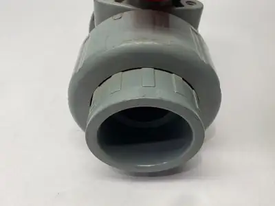 USED CHANG HONG 2-1/2" DN50 DOUBLE UNION BALL VALVE SOCKET X SOCKET