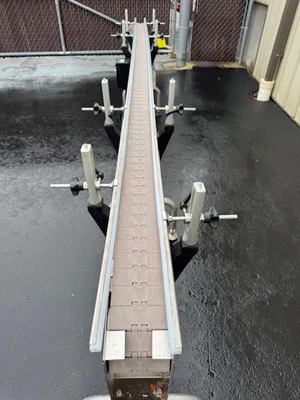 PharmaVeyor 4" Wide x 124" Long Table Top Conveyor