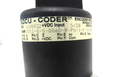 NEW ENCODER PRODUCTS 725I-S-S-0060-R-PU-1-F-1-EYNN ENCODER 725ISS0060RPU1F1EYNN