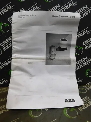 ABB 1000381.01.008 P/I Converter TE PI 11 3-15 PSI 4-20mA UB 15-30VDC New