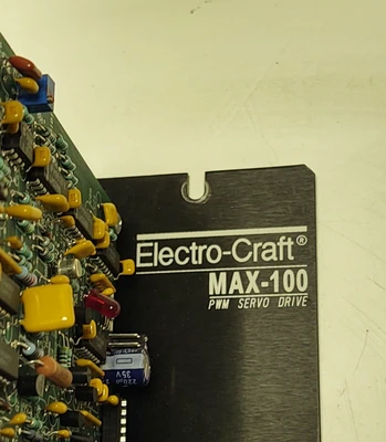 🔥Electro-Craft Max-100 115V PWM SERVO DRIVE, 9078-0121, Reliance Electric Rev E
