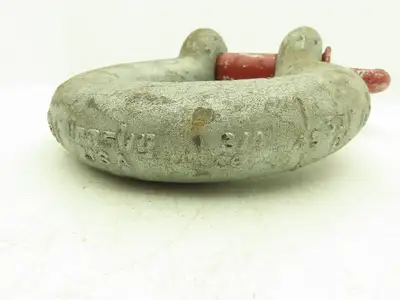 Crosby G-209 1-3/4" Galvanized Carbon Anchor Shackle with 2" Alloy Screw Pin