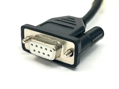 Used KEYENCE Rev. A Communication Cable for HR-100, Curled Type 3m Misc Electrical & Power Parts Michigan US | Maverick Industrial Sales #1395759