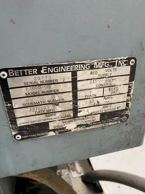 USED BETTER ENGINEERING F3000-SS