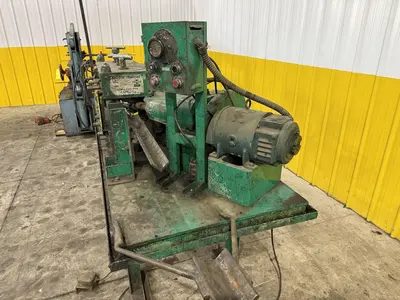 USED BLISS/MAC-HEMP AXY 6-ROLL ROTARY TUBE & PIPE STRAIGHTENER (14626)