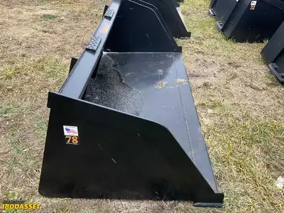 New Tomahawk 78” snow/mulch skid steer bucket, welded on high carbon cutting edge, skid steer...