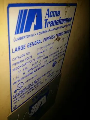 USED ACME T-2A-3500030-3S