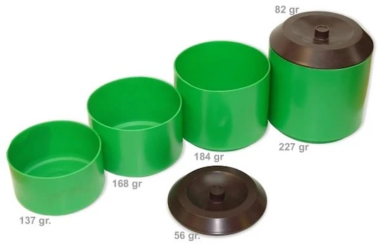 Set of Round Containers w/Lids