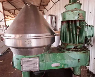 (3) Westfalia HSA 200-36-777 clarifier centrifuges, 316SS.