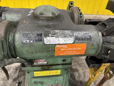 2,000 LBS X 12" LITTELL MODEL #20-12 DOUBLE END PULL OFF UNCOILER COIL REEL: STOCK #23715