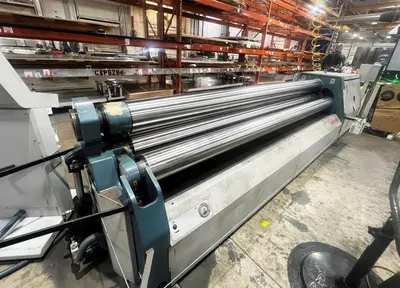 10' x 15"/64" DURMA MODEL HRB-4 3206 4-ROLL CNC PLATE ROLL