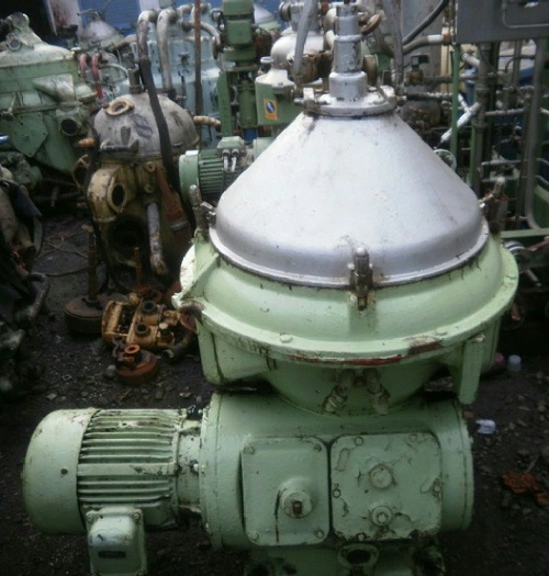 (2) Alfa-Laval FOPX 610 TGD-24G-60 oil purifiers, 316SS.