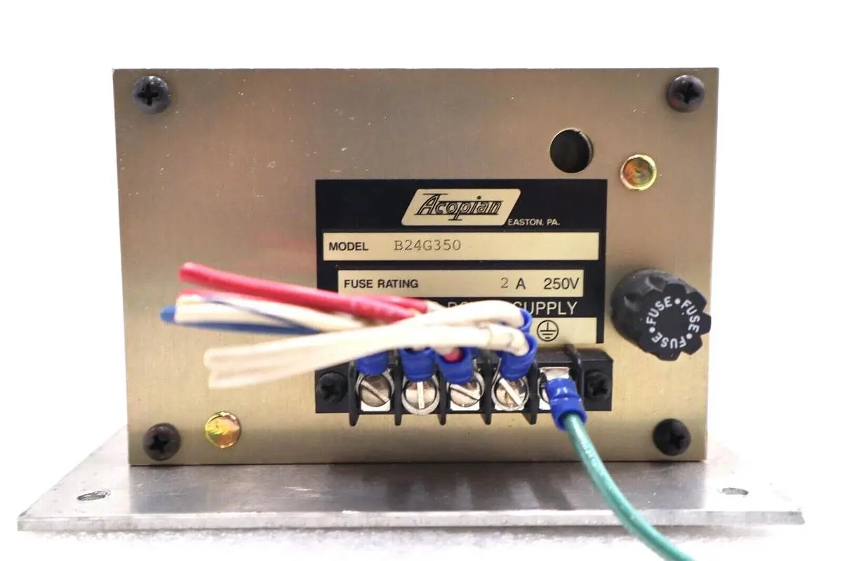 ACOPIAN B24G350 REGULATED POWER SUPPLY 2AMP 250VOLT STOCK STOCK 631