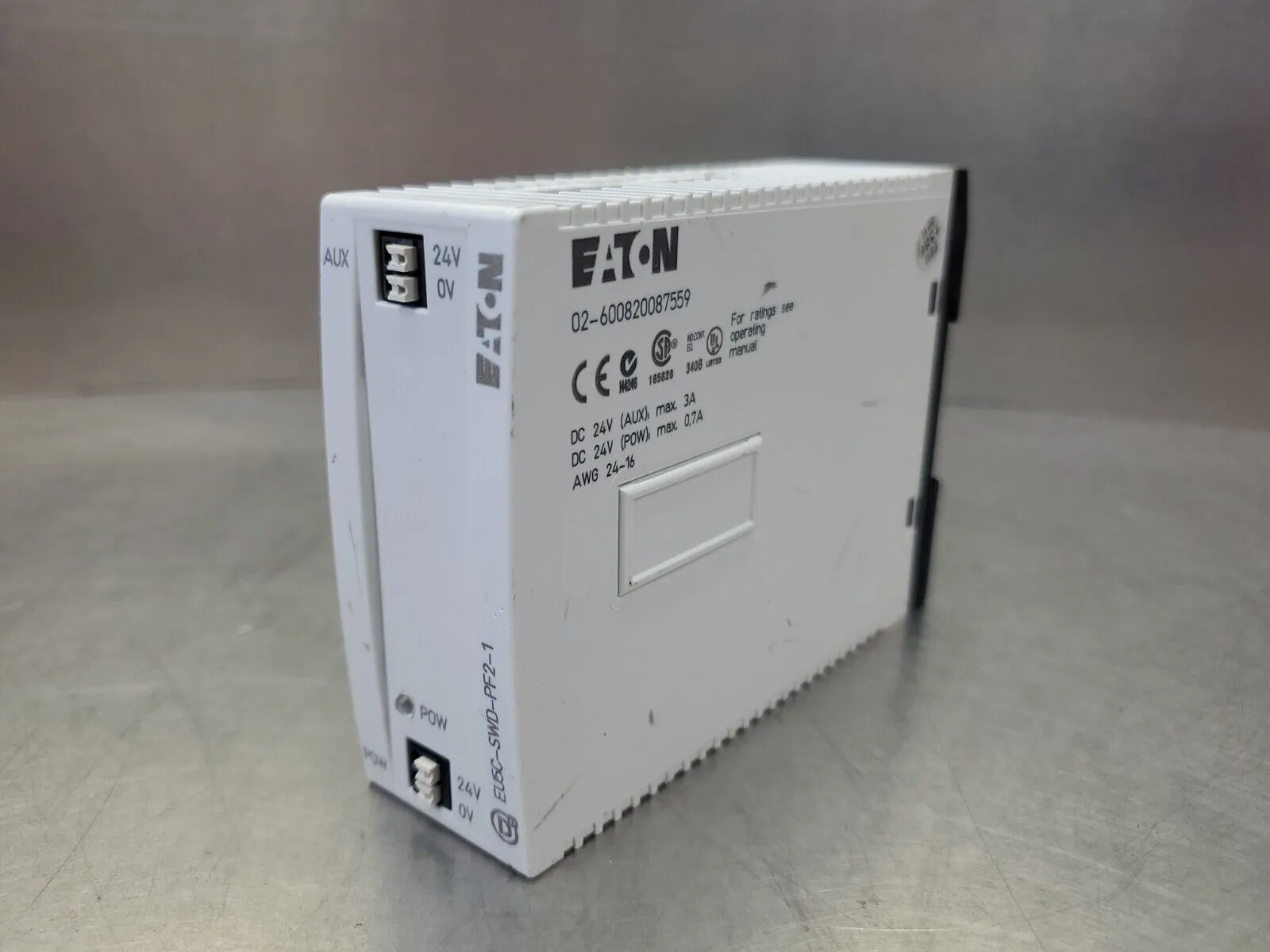 EATON EU5C-SWD-PF2-1 PLC Power Module. 3D-29