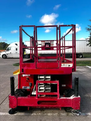 Used 2016 MEC 4069RT ROUGH TERRAIN SCISSOR LIFT Scissor Lifters Alberta CA | Adcock Equipment #1498443