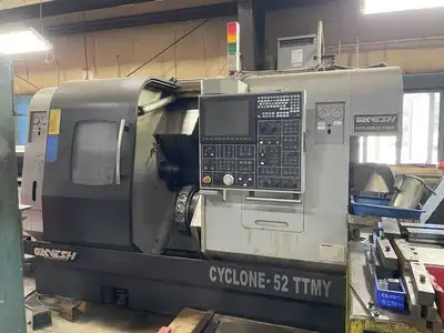 2014 GANESH CYCLONE-52TTMY 5-Axis or More CNC Lathes | Toolquip, Inc. (1)
