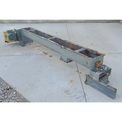 Used 9"dia. X 9' Screw Conveyor (Center Discharge)